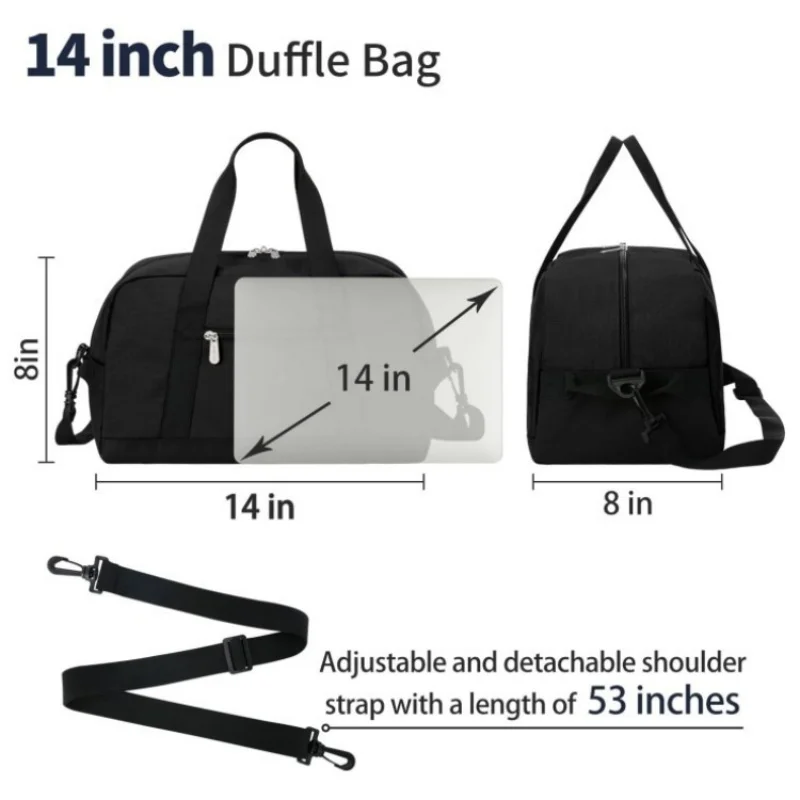 Travel Gym Bag Short-distance Luggage Portable Fitness Bags Shoulder Crossbody Bag Handbags Duffle Carry On Weekender Bag Small