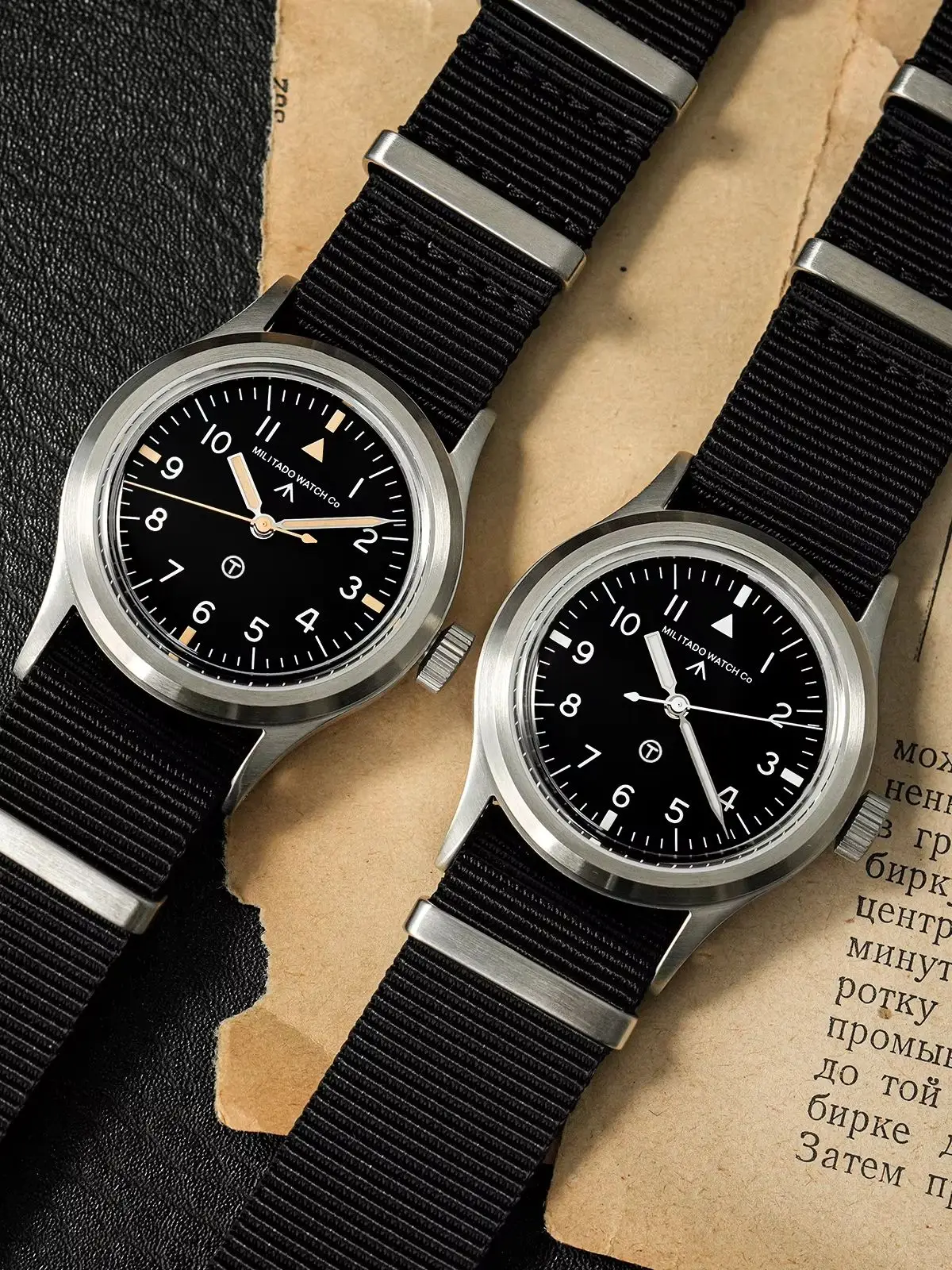 Militado ML14 36mm Uhr VH31 Sweep Second Quarzwerk Uhr Saphirglas Super Luminous BGW9 C3 100m wasserdichte Uhren