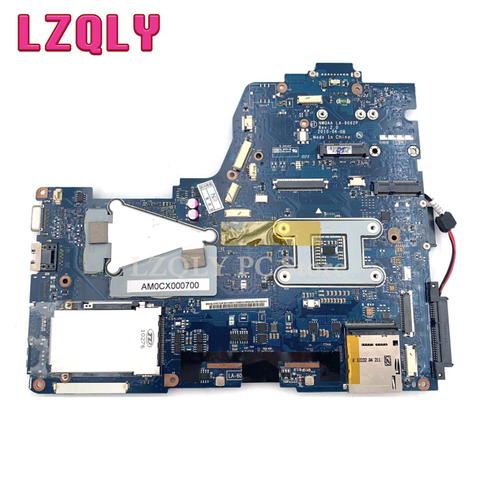 LZQLY For Toshiba Satellite A660 A665 K000104430 K000112450 LA-6062P Laptop Motherboard 3D Version GT330M GPU Free CPU