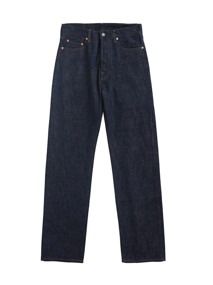 

Ace Float Life Stand Straight Leg Jeans Color American Cotton Micro Cuffed Red Ear Denim Youthful Casual Wear