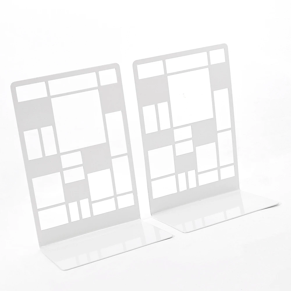 New Book Ends for Shelves Duty Bookend for Heavy Books Organizer Book Home Bookend Book rack Holder Stand Shelf Iron Book Ends