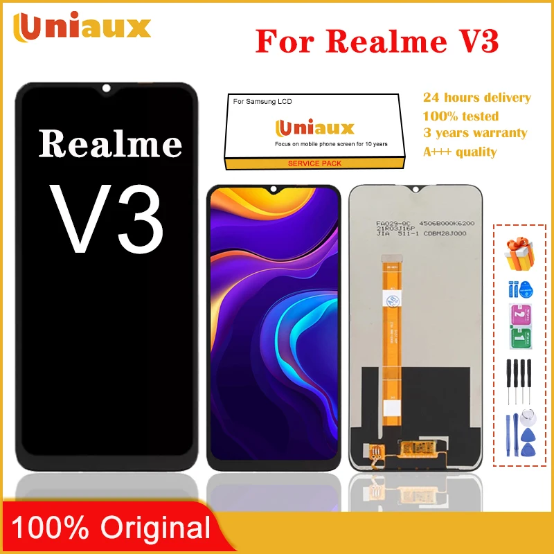 

For Realme V3 5G Mobile Phone LCD Screen Display assembly Touch Screen LCD Panel Replacement