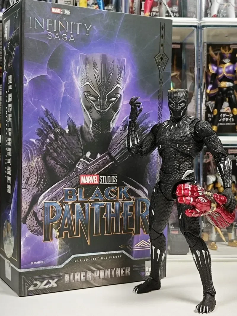 

Marvel Gk The Infinity Saga Dlx Black Panther Anime Collectible Figure 3z03250c0 Pvc Movable Model Statue Boy Children Cool Gift