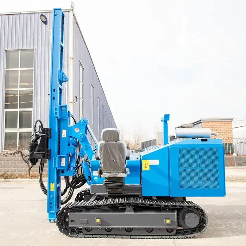 

Crawler Type photovoltaic Crash Barrier pile driver Solar Panel pile driver Machine