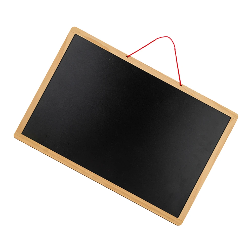 Party Magnetic Plate Double-sided Blackboards Whiteboard Wooden Chalkboard