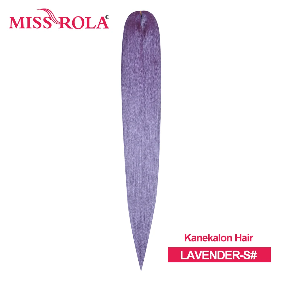 Miss Rola Synthetic Wholesale Bulk 6 Pieces 30Inch 28Inch 26Inch Pre Stretched Jumbo Braiding Hair Kanekalon EZ Twist Braid Hair image 3