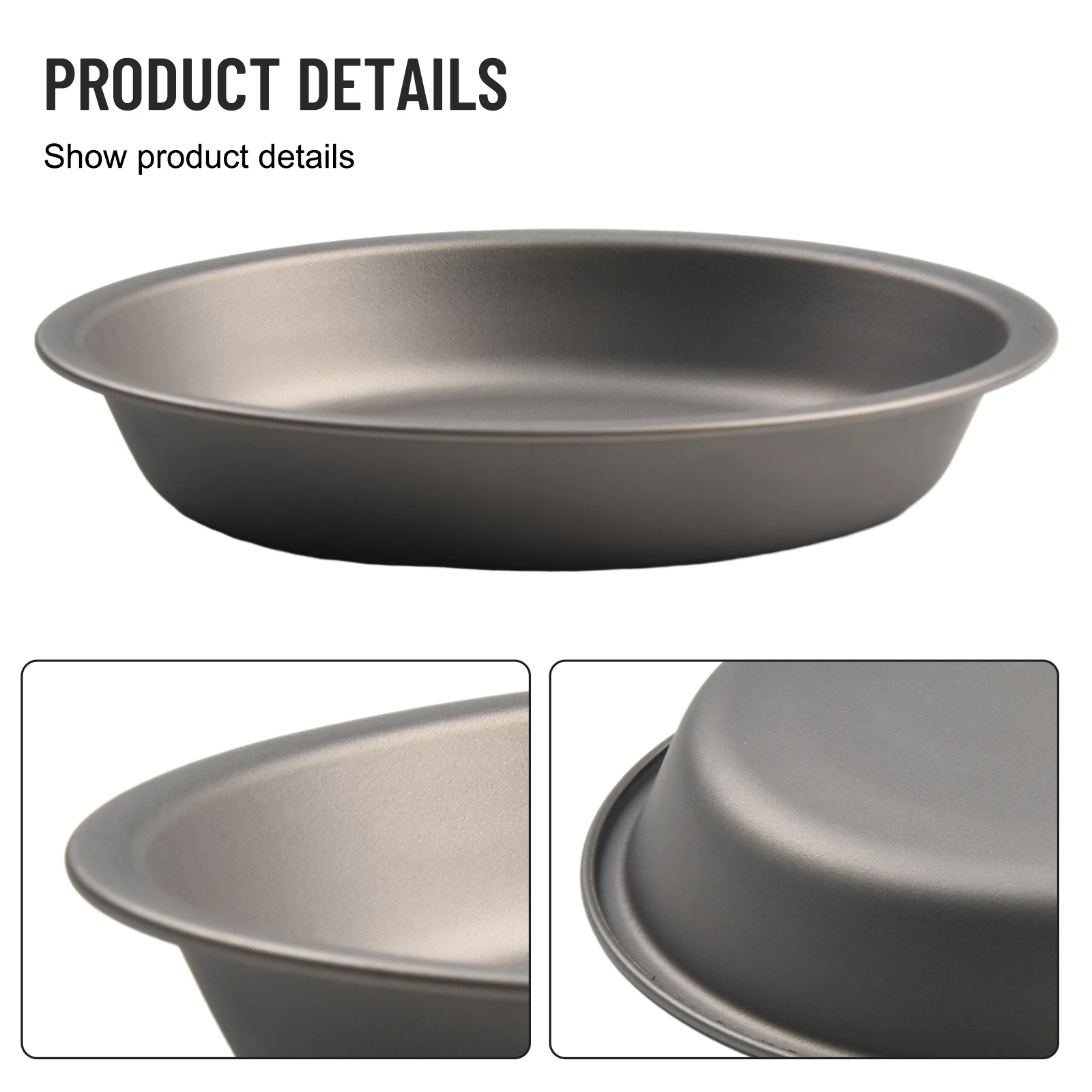 High Quality Practical Dish Plate Bowl Smooth 140 * 25mm 42g Accessories Lightweight Replacement Sturdy Titanium