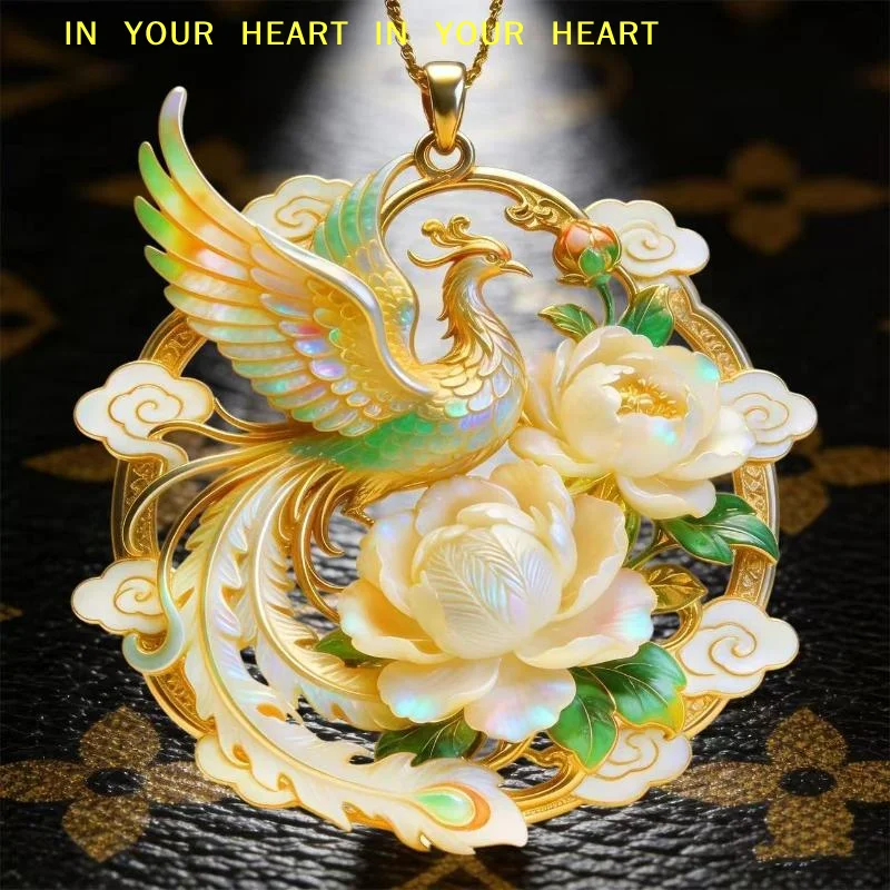 【X】Nine Tailed Fox Enamel Pendant Vintage Chinese Style Aesthetic Ornament for Jewelry Making Daily Wear Gift for Friends