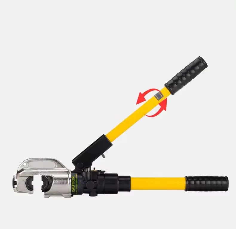 EP-430 Quick Manual Hydraulic Pliers with Safety System Inside Hydraulic Wire Crimping Tool Head Part Can Rotate