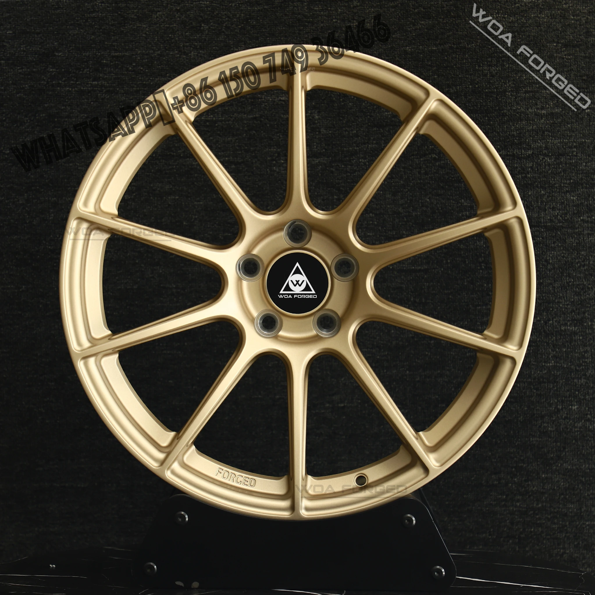 

High Quality Single-Piece Forged Aluminum Car Wheels Lightweight SM10RS 17-23 Inch 5X112 5x120 5x114.3 Champagne Gold for bmw