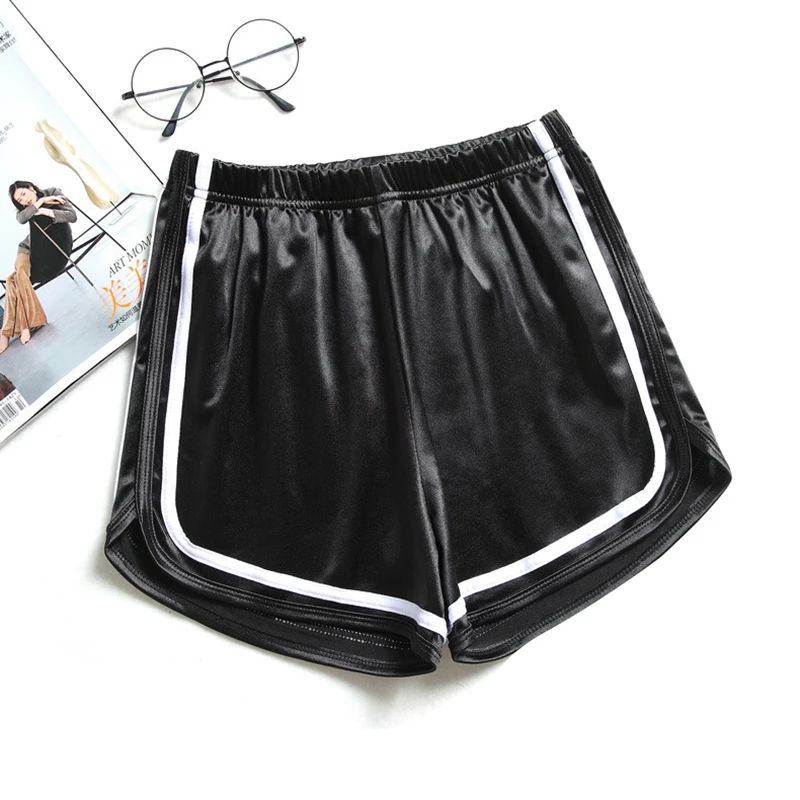 Summer Women Sleep Shorts Pajamas For Women Pajama Pants Y2k Shorts Pantalones Mujer Verano 2022 Pj Pants Satin Bottoms Pyjama_ecoleips.com