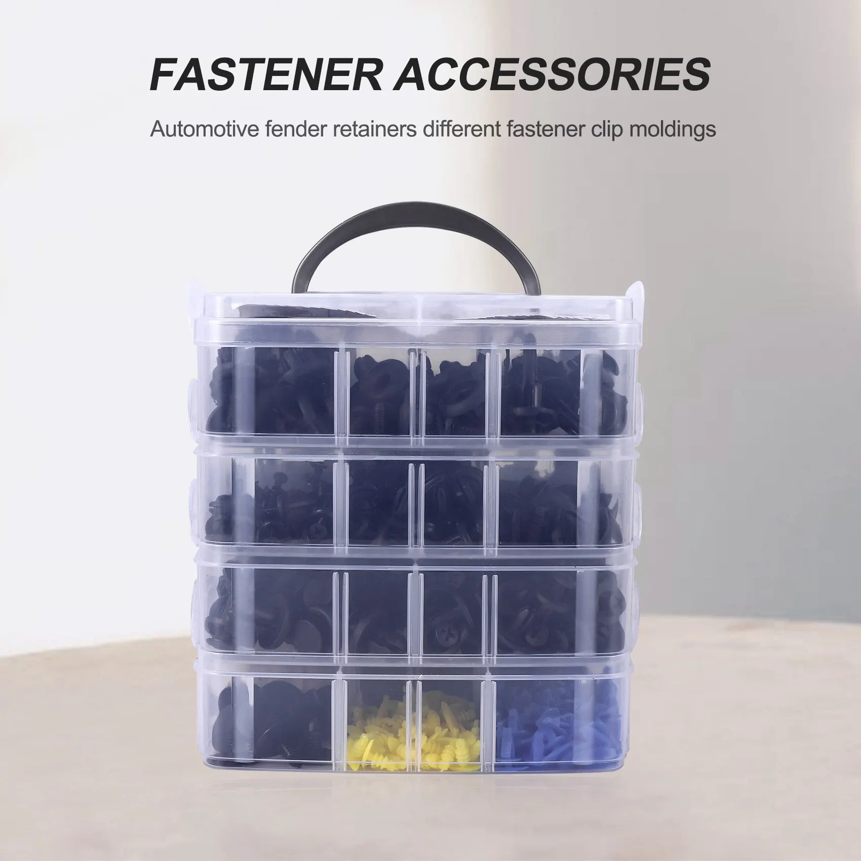 650 Pcs Plastic Car Retainer Different Fasteners Clip Moulding