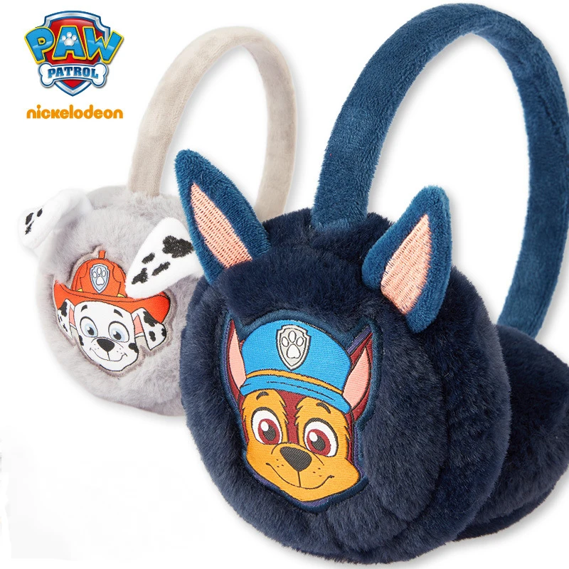 Paw Patrol Cute Skye Children's Earmuffs Autumn and Winter Outdoor Wind and Cold Warm Girls with Velvet Cartoon Decoration