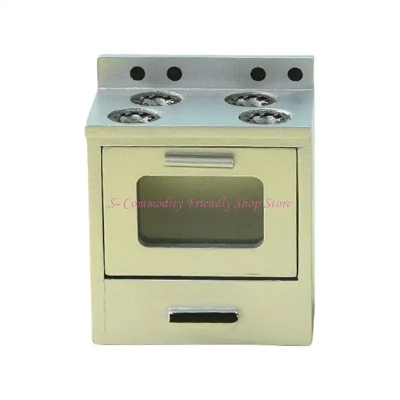 85ae 1/12 Échelle poupées à échelle miniature Plat cuisine Play pour enfants Modèle d'armoire maison poupée pour les