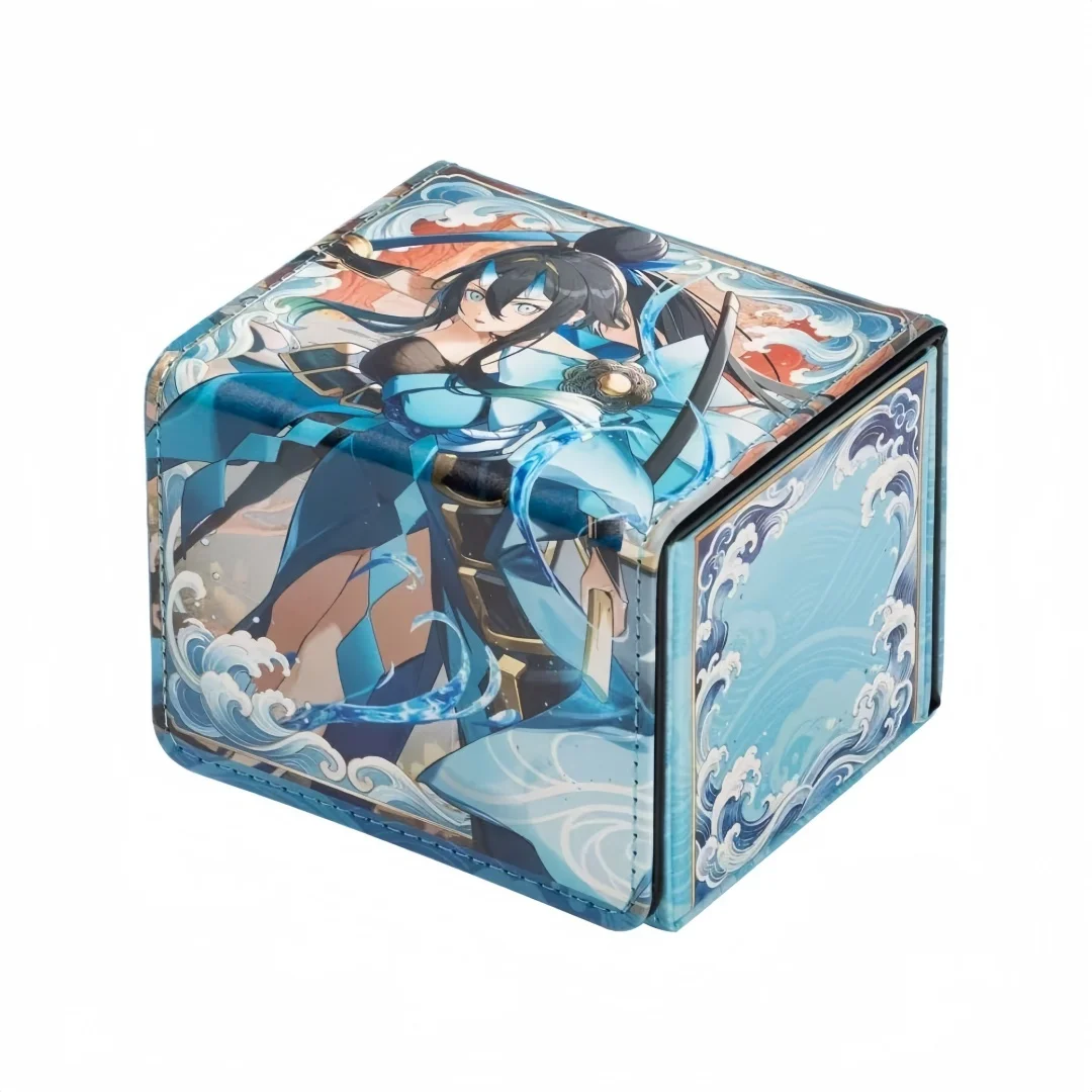 Yu-Gi-Oh! Mikumari The Sealing Deity Ashtra Theme Card Box 60pcs/set Game Collection Card Laser Flash Protective Sleeve 63x90mm
