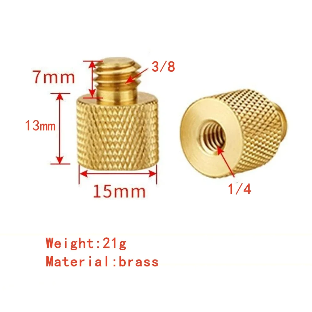 카메라 나사 어댑터 나사 1/4 3/8 5/8 퀵 릴리즈 플레이트 나사 DSLR 액세서리 삼각대 마운트 어댑터 (DSLR 카메라 삼각대용)