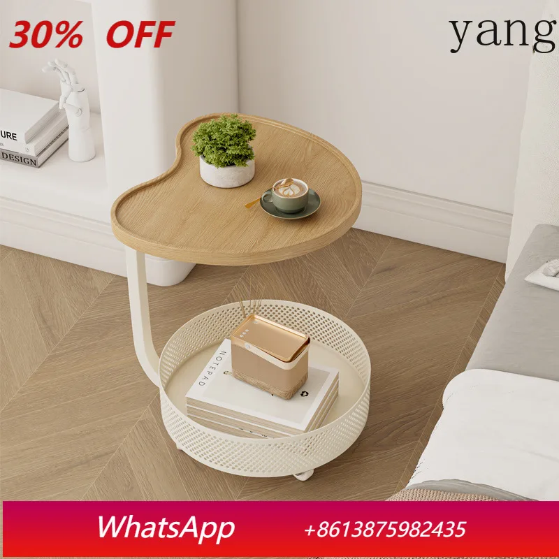 

CX light luxury high-end living room movable small coffee table