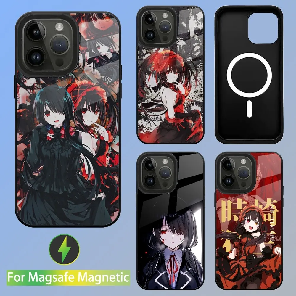 

Tokisaki Kurumi Date a live Phone Case For iPhone 16,15,14,13,12,11,Plus,Pro,Max Mini Magsafe Magnetic Wireless Charging