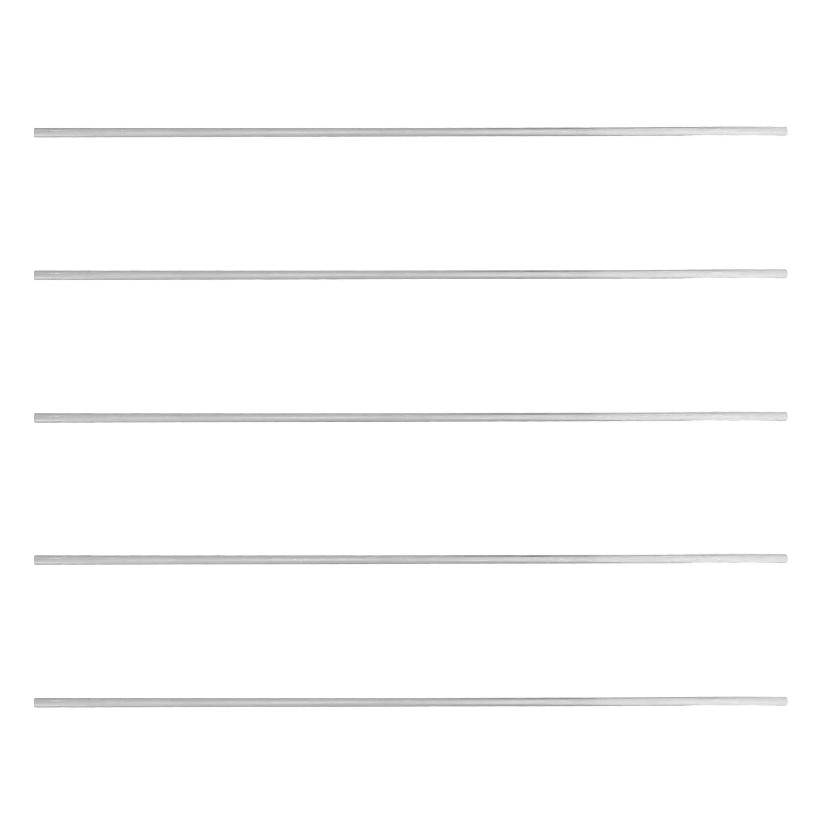 5pcs 6mm Aluminum Round Solid Shaft Bar Stock for Lathe DIY Industrial Projects – High Machining Stability