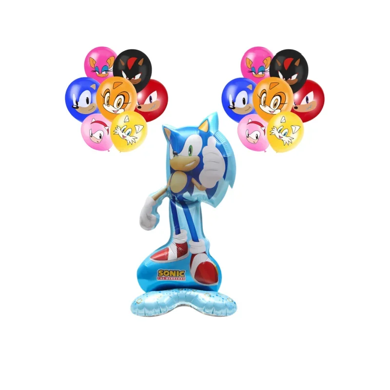 Divertenti decorazioni per la doccia del bambino riccio palloncini per cartoni animati decorazione