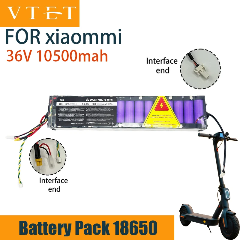 

2025 NEW Original 36V10500mAh Battery for Xiaomi M365 M356 M356Pro Special Battery Pack 36V Li-ion Battery Riding 40km Diy 18650
