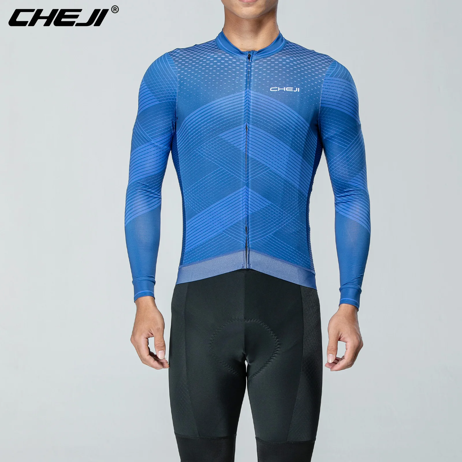 Cheji bicicleta ciclismo camisas mangas compridas jaquetas para homens e mulheres cortavientos roupas esportivas bicicleta quente à prova de vento à prova dwindproof água