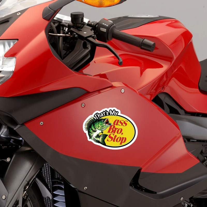 Funny Word Car Stickers That's My Ass Bro Stop Sticker Pack Exterior Accessories Waterproof PVC Decals - view 5