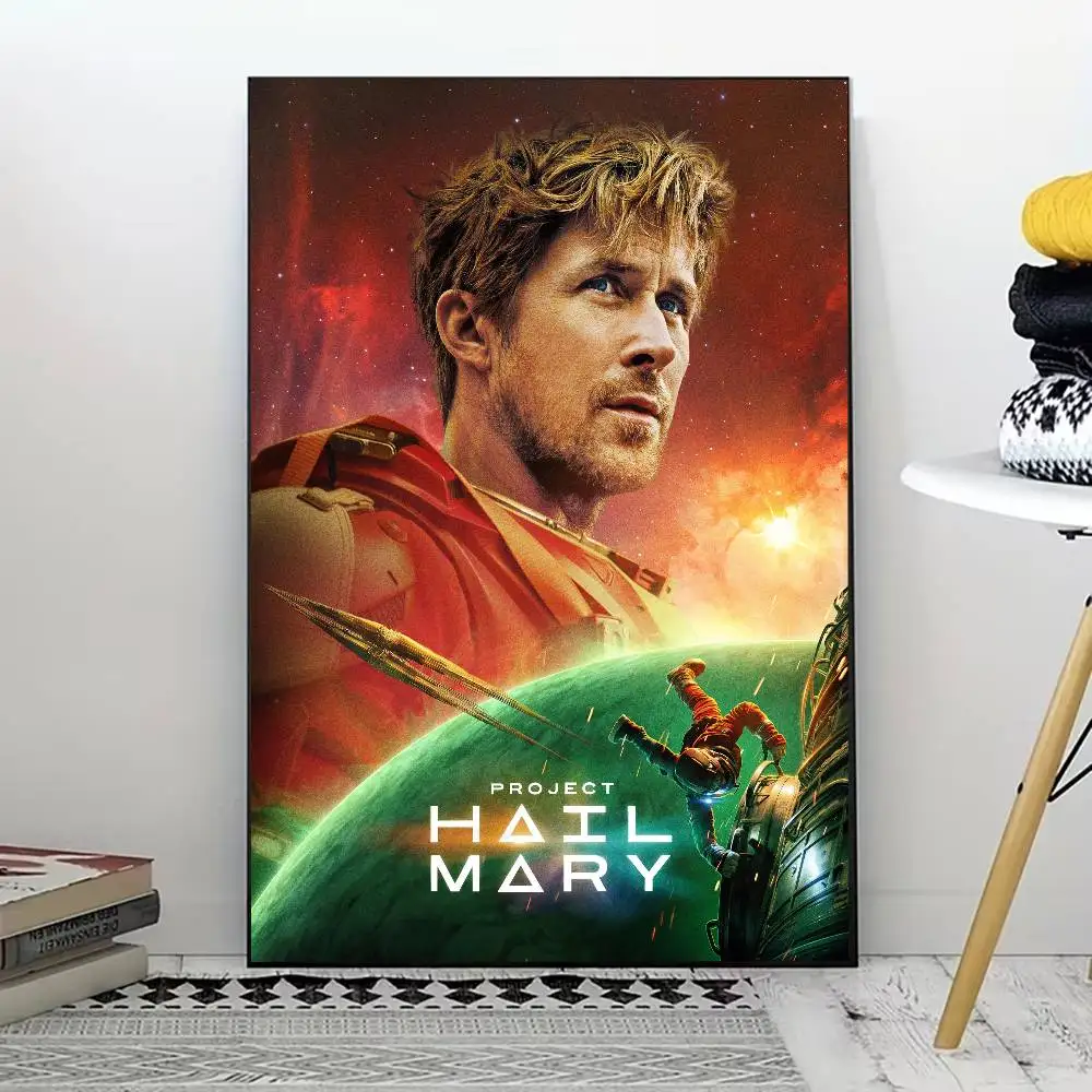 Project Hail M-Mary Poster for Modern Decor in Home Offices, Bedrooms, Living Rooms, Kitchens, Bathrooms.