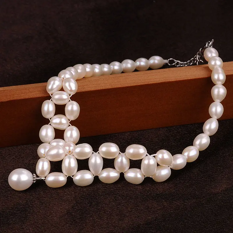 Natural freshwater pearl ankle chain, fashionable and versatile women's party gift jl1003