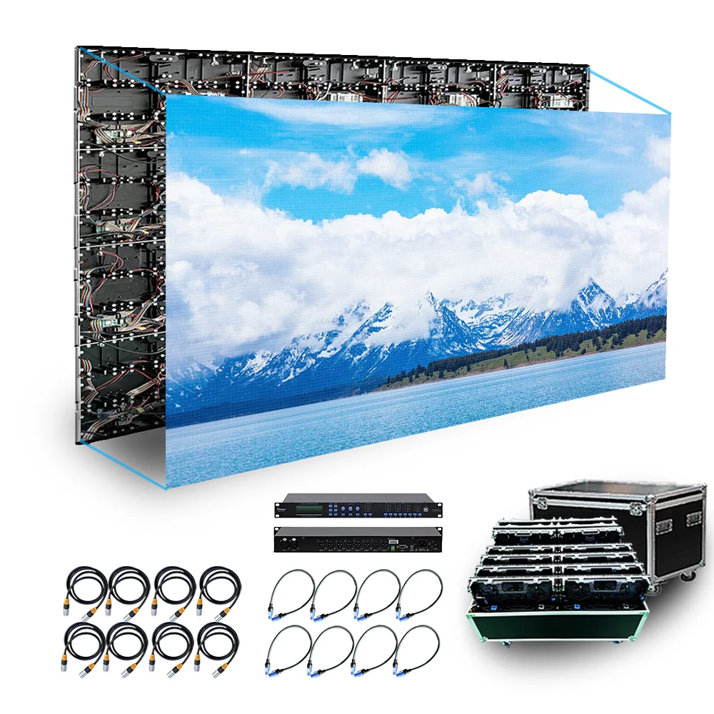 Customized Indoor Full-Color P2 P2.5 P3 P4 LED Video Wall Panel for Conferences Theater Exhibitions with Animation SDK Function