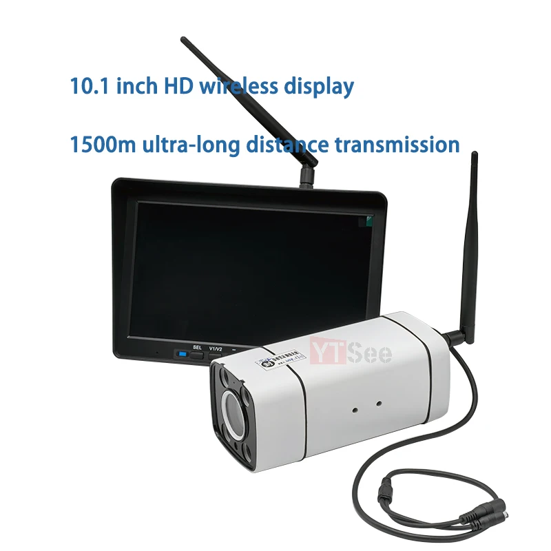 Ahd hd 1080p 30x lente óptica autofoco veículo-navio câmera suíte de transmissão sem fio 2.4ghz 1.5km sistema de segurança de distância