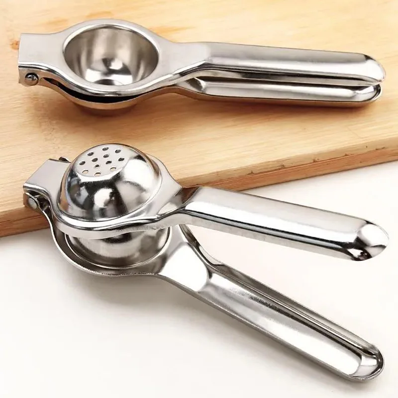 Stainless Steel Manual Juicer Processor Lemon Squeezer Orange Fruit Household Lemon Clip Fruit Pressing Kitchen Accessories