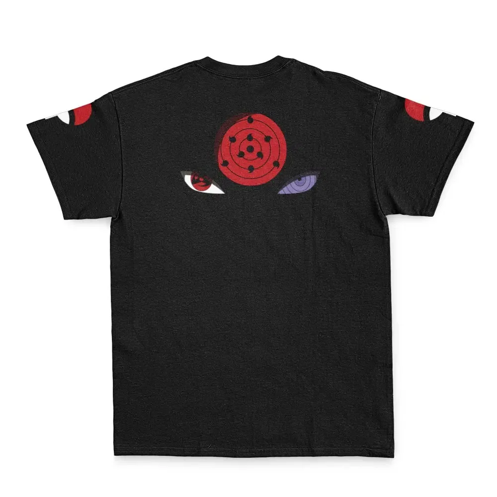 Naruto Obito Uchiha I Am Akatsuki Shippuden Anime Tee Family Summer Adult Kids Casual T-Shirt Breathable Quick Dry Streetwear