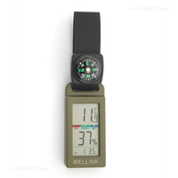 Xiaomi Wellink Mini Temperature Humidity Instruments Outdoor Camping Mountaineering Vehicle Pendant Keychain Compass Thermometer