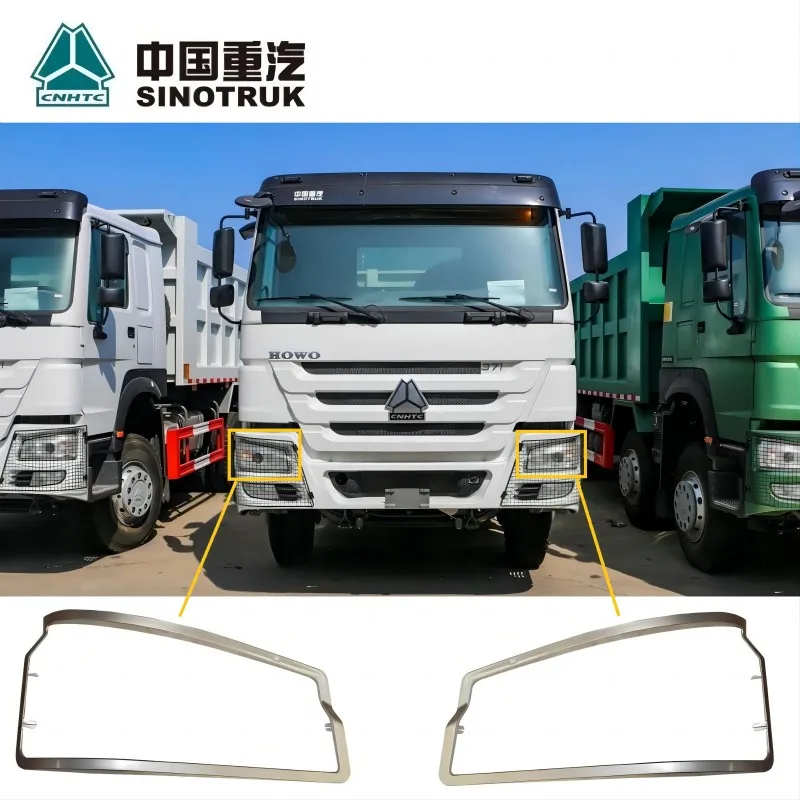 

HOWO Truck Headlight Angle Frame For Head Lamp Angle Frame Front Lamp Angle Frame