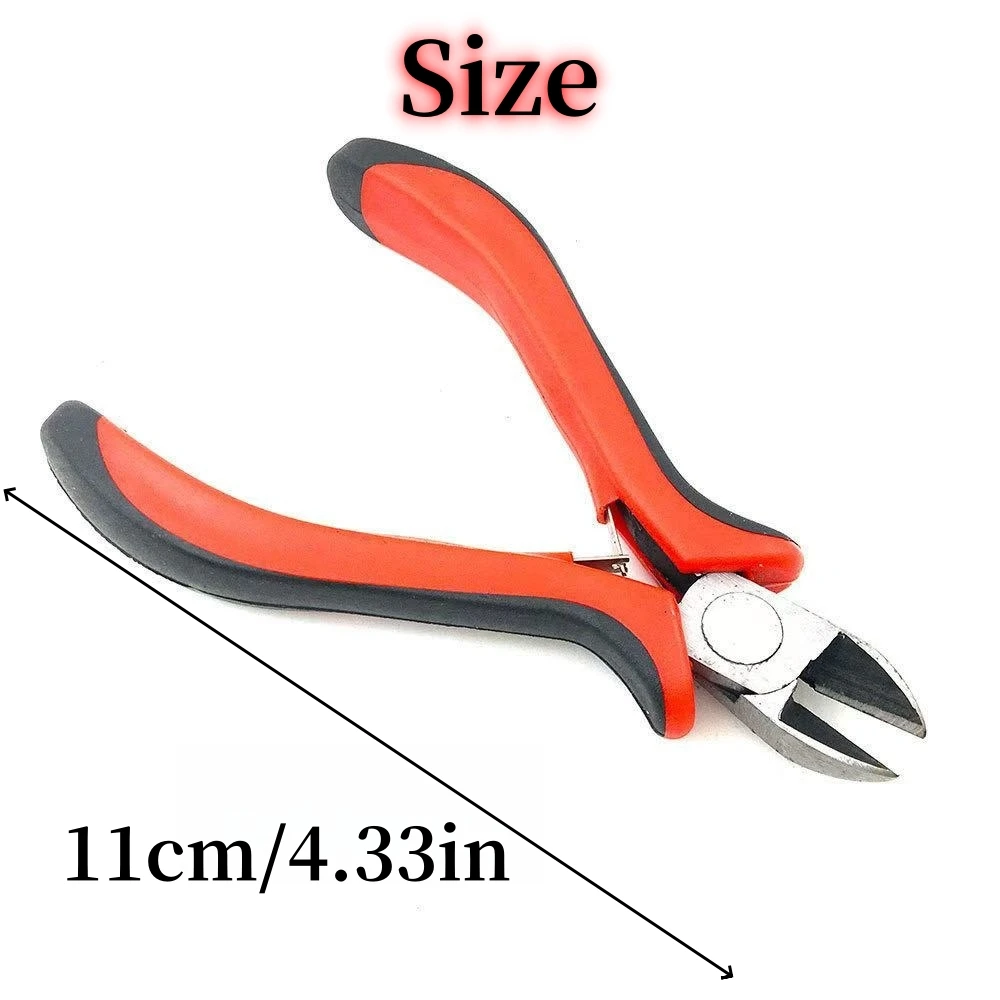 Black Red Pliers, Pointed Nose Pliers, Needle Rolling Pliers, Scissor Pliers, Matching Scissors, Rings, DIY Making Tools.