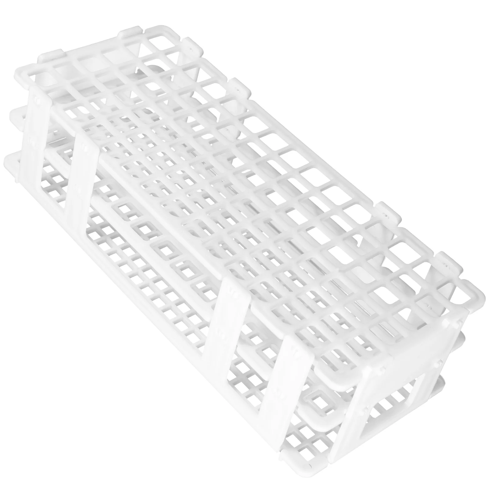 

Tube Rack Laboratory Equipment Ideal for Tidy Test Tubes Lightweight Storage School Use Clear View