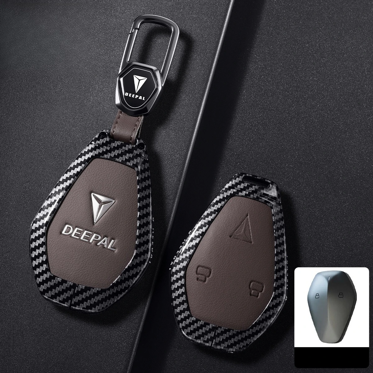 Zinc Alloy Car Key Case Cover Shell Protector Fob Holder for Deepal S05 S07 EV G318 S09 SL03 L06 L07 Keychain Accessories