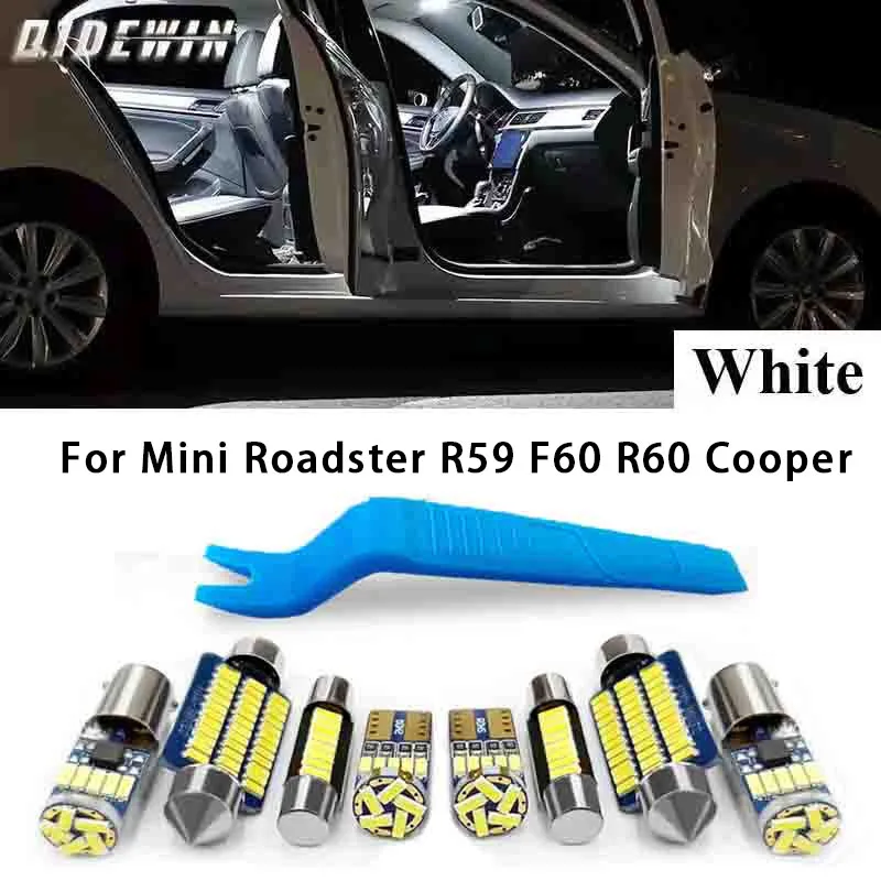 

For Mini Roadster R59 F60 R60 Cooper R50 R53 R56 F55 F56 R58 F57 R57 R52 Clubman F54 R55 Interior LED Light Canbus Accessories