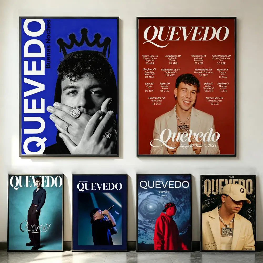music Quevedo Poster Poster HD Trendy SelfAdhesive Wall Art Print For Living Room Bedroom Dorm Office Home Gift