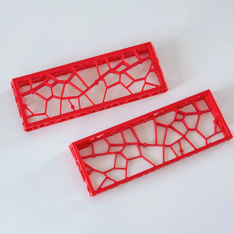 Holy60 Hollow Keyboard Case GH60 GT60 Mad60 Wooting60 M6 Custom Keyboard Shell White/red PC Gamer DIY Mechanical Keyboard Gifts