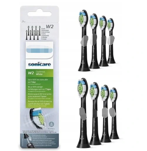 8x наконечники для головы для Philips HX6068 Sonicare W2, насадки для электрической зубной щетки, насадки для щетки