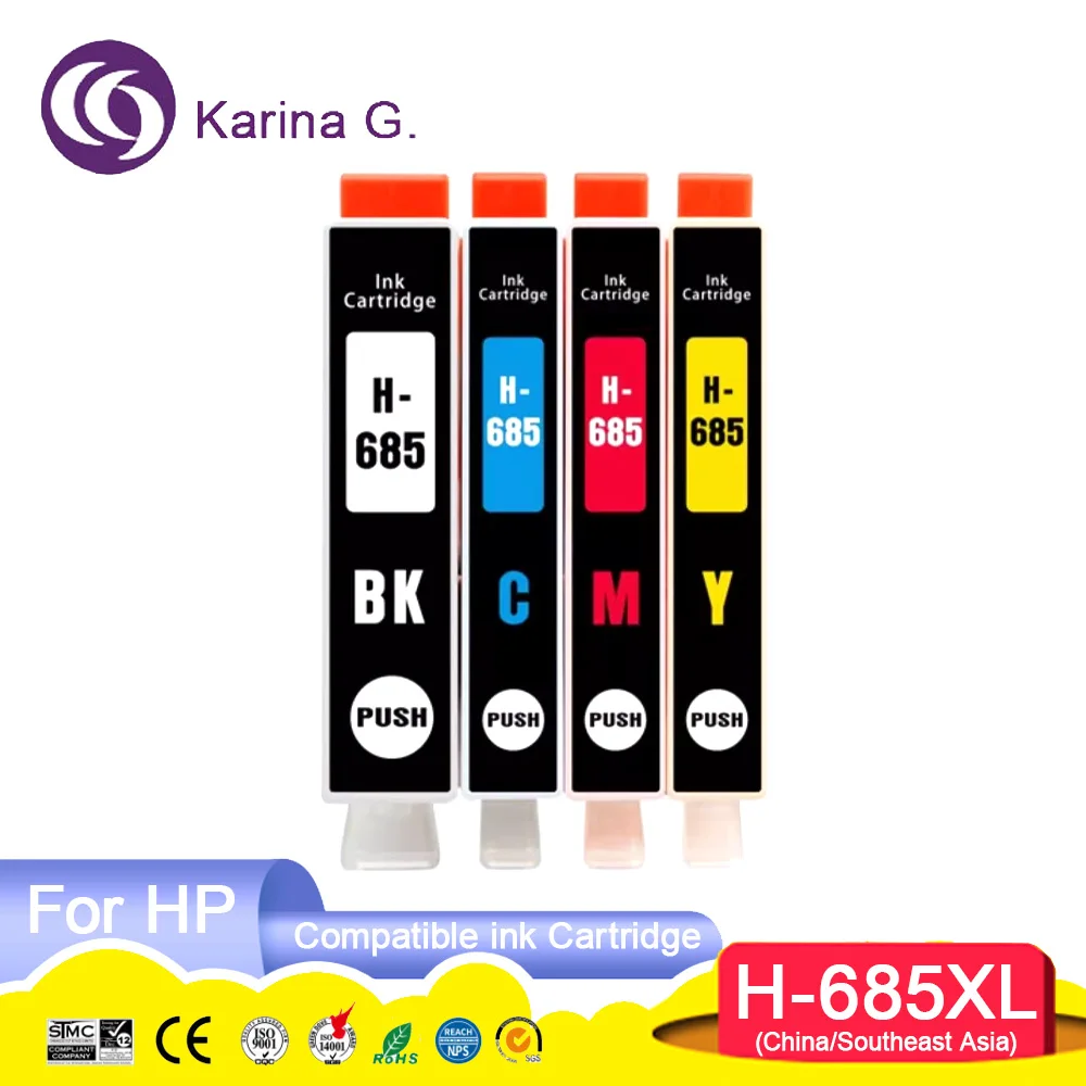 Ink Cartridge For Hp 655 655xl H-655 Compatible For Hp Deskjet Ink Advantage 3525 4615 4625 5525 6520 6525 Printer