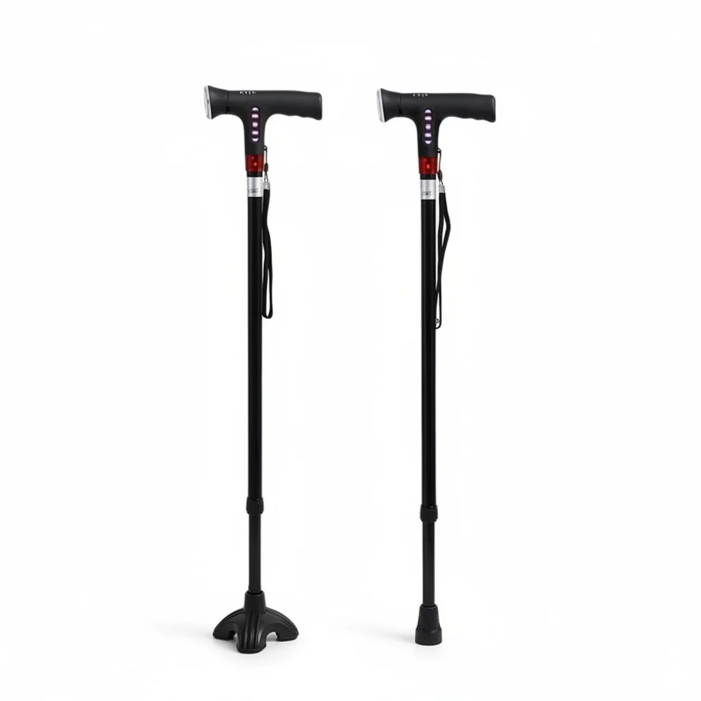 

Foldable Walker, Carbon Fiber Aluminum Alloy 4 Wheel Rollator, 15.7x74-97cm Adjustable Mobility Aid, Rehabilitation Walker