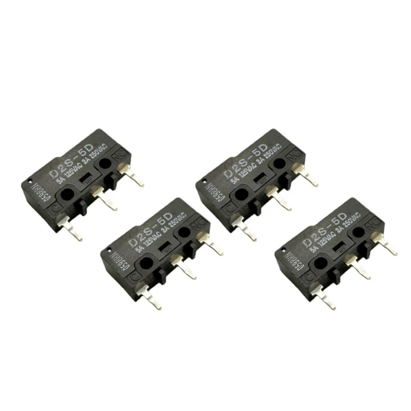 

462E 4Pcs D2S Small Switcher SPDT 3A Small Switcher Similar Limit Reset Touch Button For Home Appliance Limit Switcher