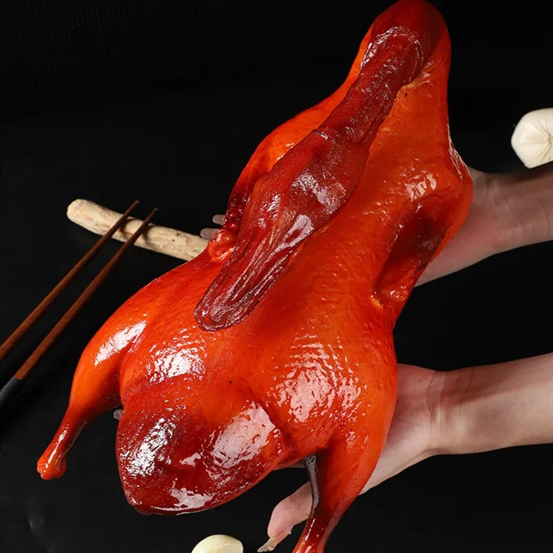 

Имитация модели еды, жареная утка из смолы, украшение для шкафа, имитация ремесла, искусственный реквизит, домашний декор, новинка