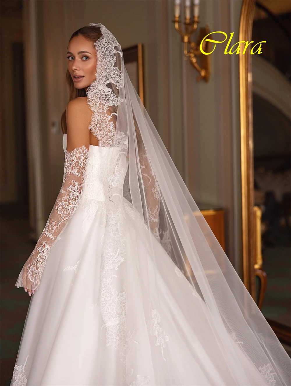 

Customized Graceful Strapless Evening Dress and Exquisite Organza Wedding Dresses and Delicate Sleeveless Special Occasion Gowns