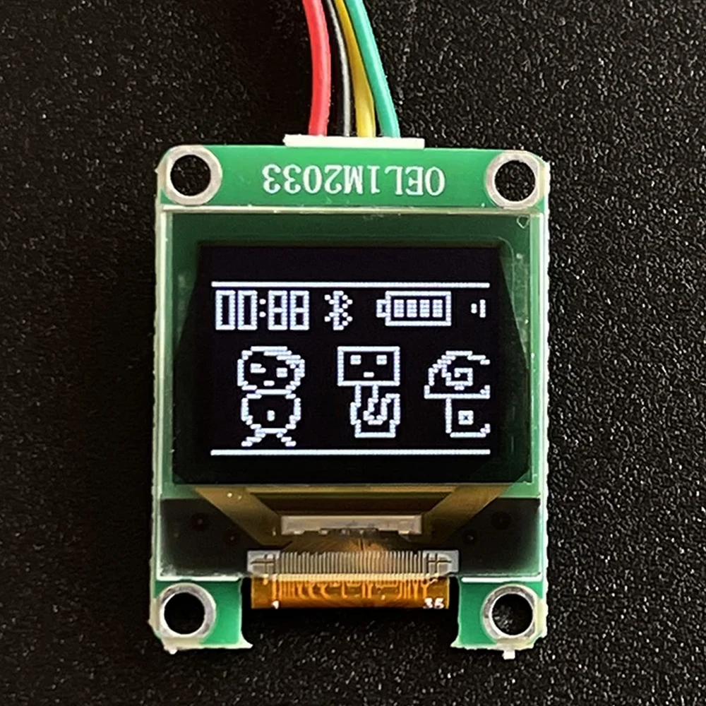 0.5-inch OLED SSD1306 Driven Chip 72x40 Resolution Smart Hardware Display LCD Module Arduino I2C Interface DIY Scrolling Screen