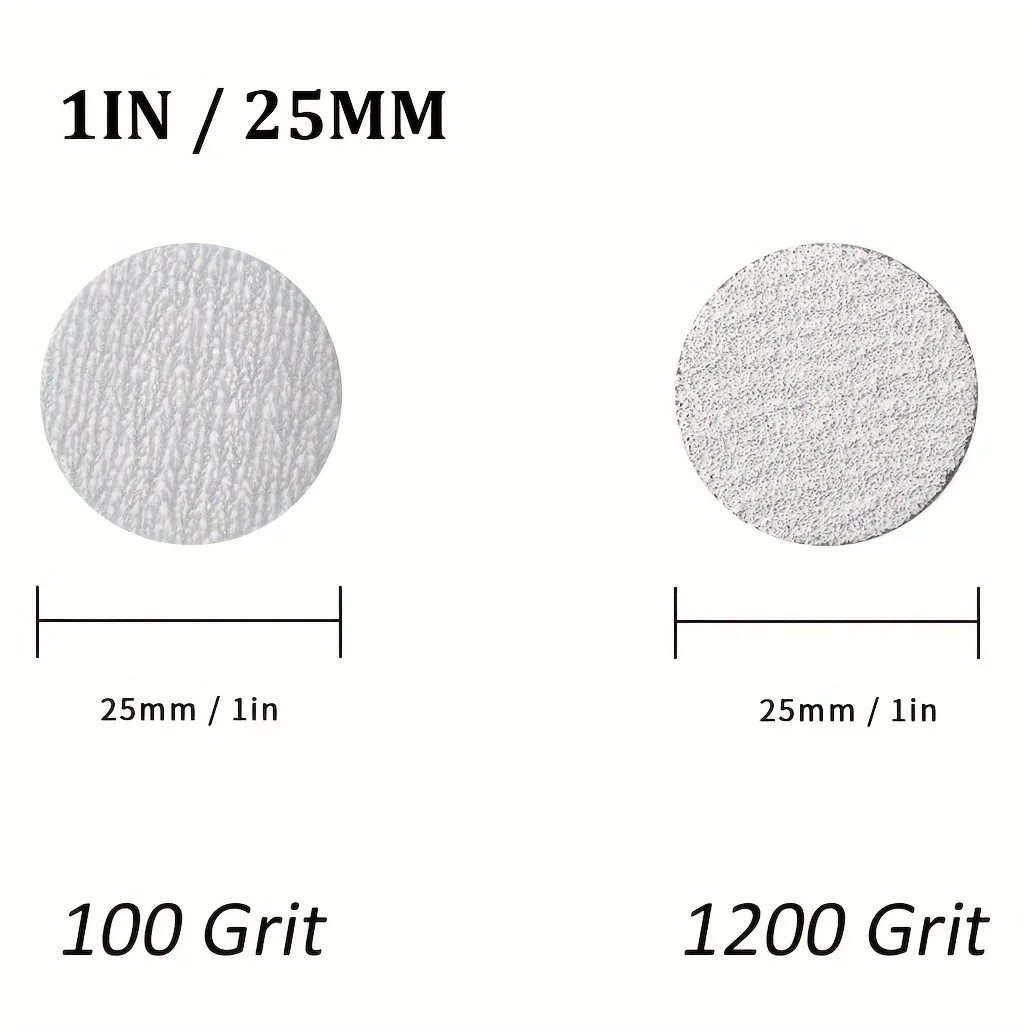 1Inch 3Inch Wet and Dry Sandpaper Kit 11Pcs with Hand Sanding Block Sandpaper 100# 1200# for Concrete Terrazzo Polishing