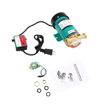 Tlakové čerpadlo 115 V/60 Hz, 120 W tlakové čerpadlo na vodu s průtokovým spínačem, pro domácnost, kuchyň, koupelnu (výstup 3/4 palce) 8 nejlepší prodej Tlakové čerpadlo do koupelny - №5